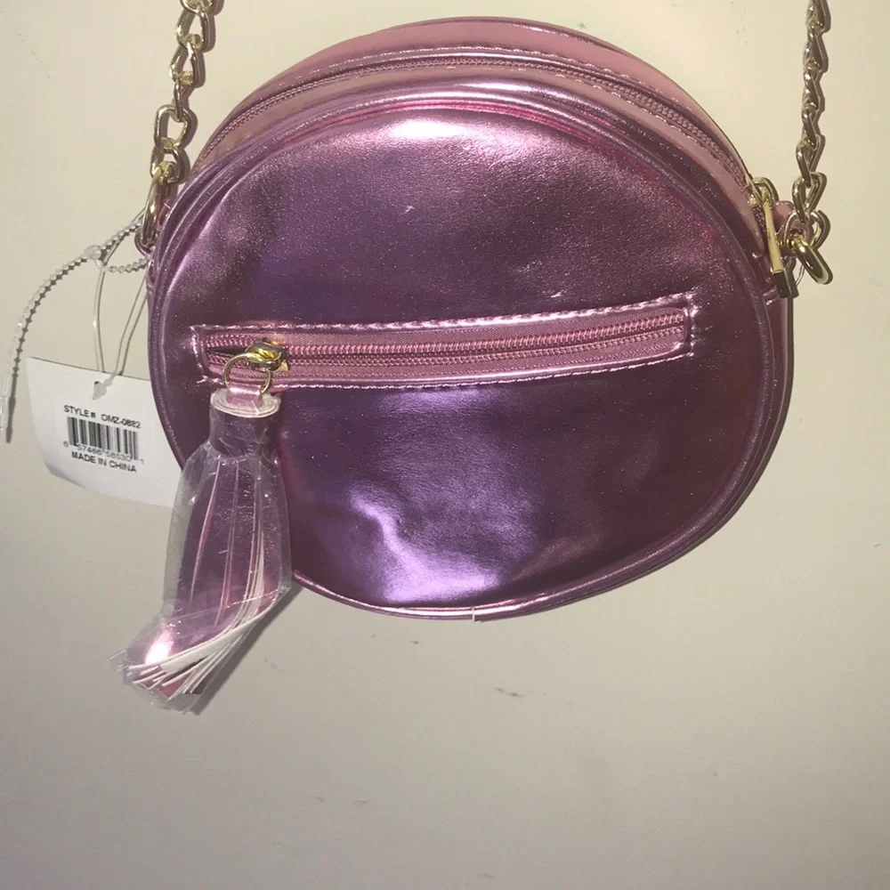 - New Claire’s round unicorn purse embroidered crossbody